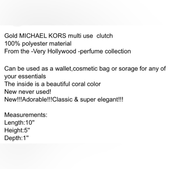 MICHAEL KORS CLUTCH - Picture 5 of 5